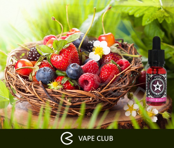 VapeClub.ru - Жидкость Berry bubbles High VG от Calypso - Очень яркий и свежий вкус лесных ягод!