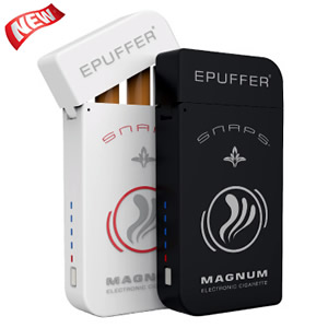 Набор ePuffer Magnum Snaps - электронная сигарета и портсигар со встроенным аккумулятором.