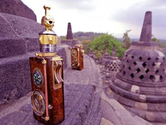 Borobudur mechanical box mod - стимпанк говорите?