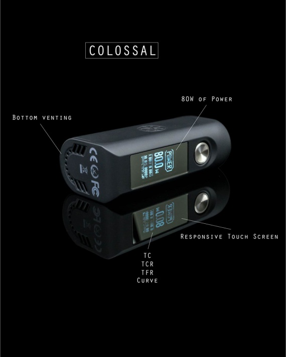 Colossal 80W by asMODus - на смену Minikin и уже с сенсорным управлением