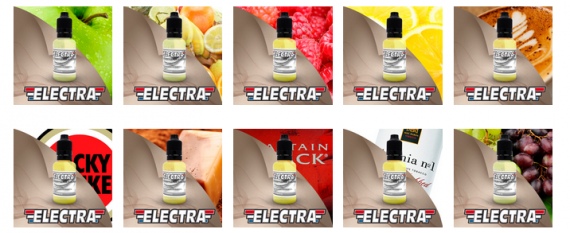 Electra - экологически чистые жидкости европейского качества с традиционными пропорциями.