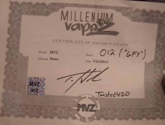 Millenium Vapez MVZ - американец с сертификатом качества.