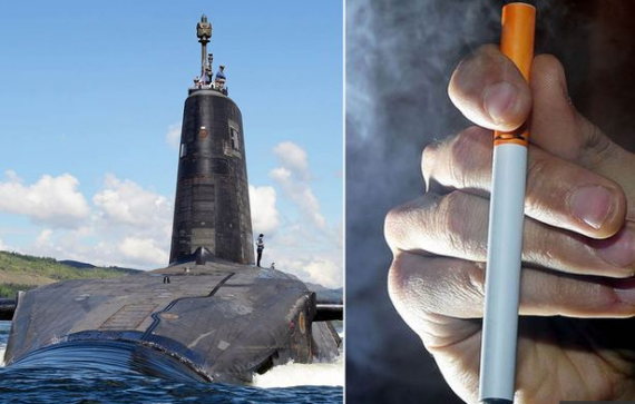 В Британии разрешено парение на ядерных субмаринах.