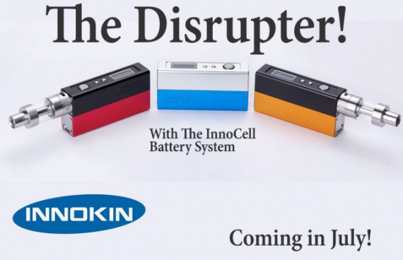 Innokin анонсировали свой новый боксмод Disrupter с InnoCell аккумуляторами