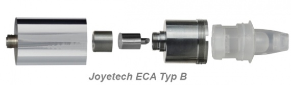 Joyetech eVic eCa Changeable Atomizer (Short Tube,Type B) - новинка от Joyetech, отлично считается с модами от производителя.