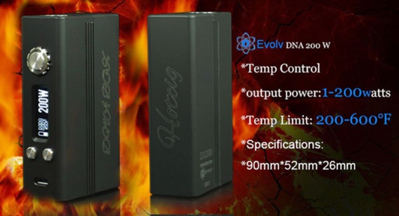 DX200 200 Watt TC Mod - одна из серьёзных заявок от Hotcig