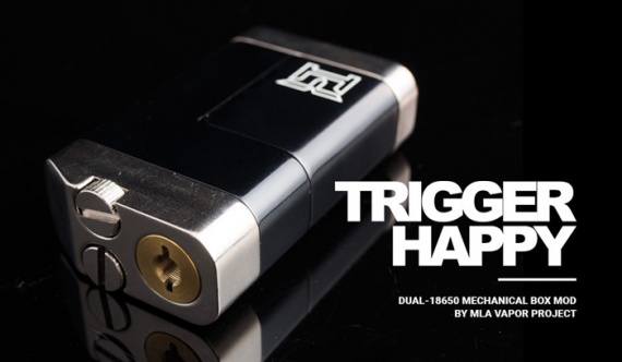 Trigger Happy Box Mod оригинальный, необычный мод от MLA Vapor Project