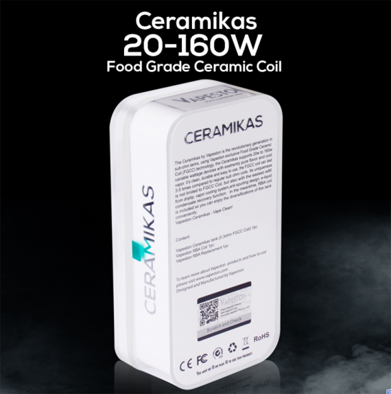 Ceramikas - одна из последних разработок от компании Vapeston