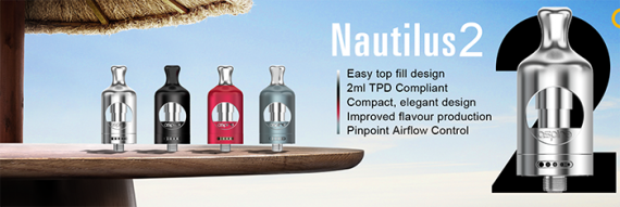 Nautilus 2 - новый яркий дизайн, старого доброго атомайзера от компании Aspire