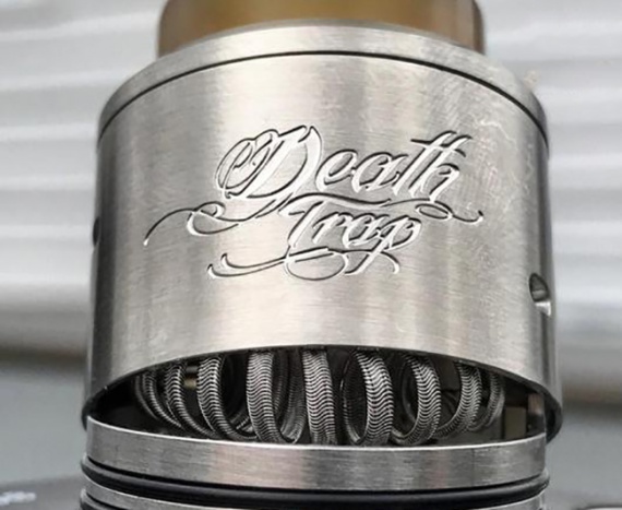 Впечатлительное обновление ассортимента от компании Deathwish Modz, все в том же стиле (Death Trap Rda)