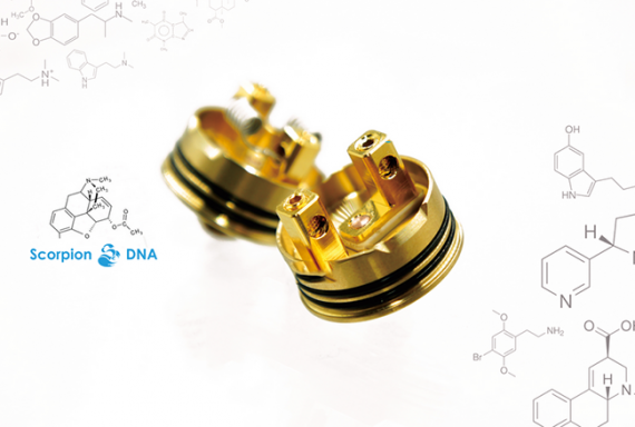 SCORPION DNA RDA - маленькая, компактная пузатка под ваши мех-моды (SCORPION MODS)