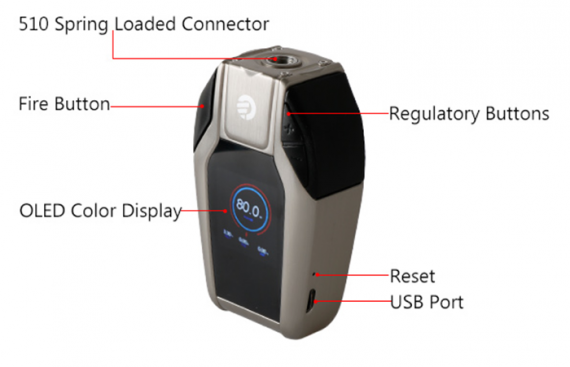 EKEE бокс-мод с мощностью в 80 Ватт и комплектным ProCore Motor от компании Joyetech