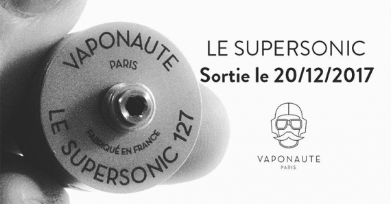 Французы тоже приготовили подарок вэйперам к новому году. Supersonic RDA от компании Vaponaute