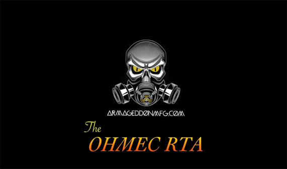 30 миллиметровый Ohmec RTA атомайзер от известных ребят из Armageddon MFG