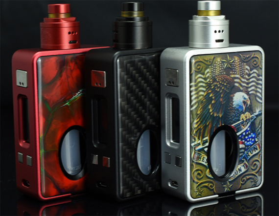 VT inbox DNA 75 Squonk TC Box Mod - небольшие косметические измения