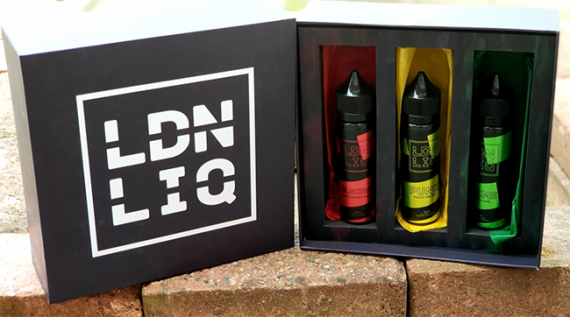 LDN LIQ - три вкуса в одной коробке, от лондонских производителей жидкостей для э/с
