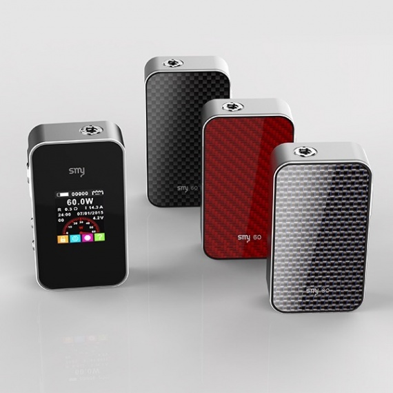 SMY 60W - айфон среди электронных сигарет с OLED дисплеем и настоящим карбоном ;)