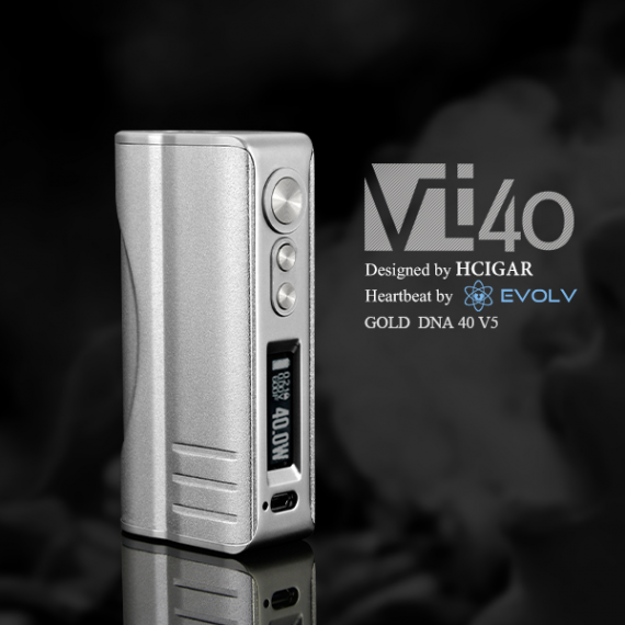 HCigar VT40 - превью боксмода от HCigar с оригинальной платой EVOLV DNA40 на борту