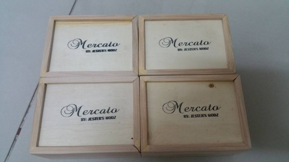 Mercato Box Mod - ещё один восхитительный деревянный боксмод (DNA40)