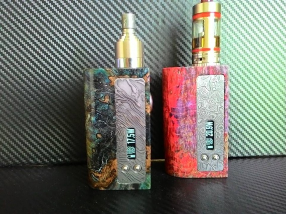 Sator Mods DNA40 - дерево и дамаск