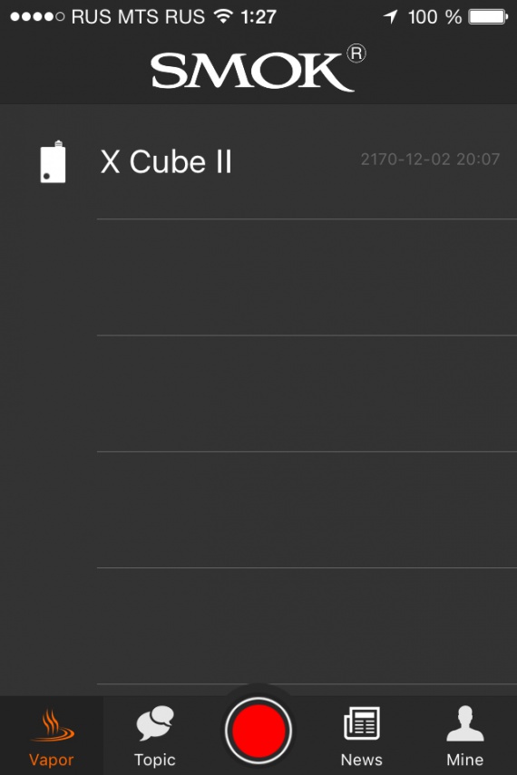 SMOX X Cube II - прошивка на 180W, функции, мобильное приложение [Часть 2]