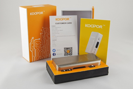 Koopor Mini 60W - мини high-end мод с шикарным термоконтролем