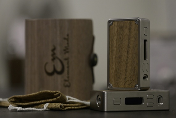 Walnut DNA 200 Box Mod от Element Mods - очень дорого, но очень круто