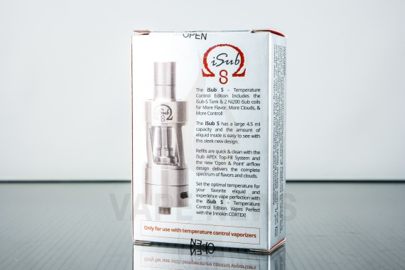 Innokin iSub S - вкусный бак для использования в режиме ТК