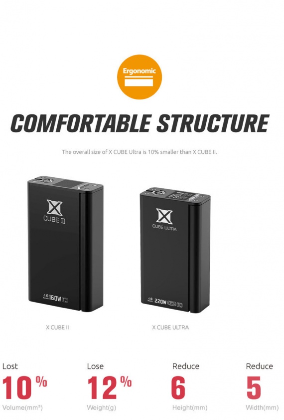 SMOK XCube Ultra - боксмод с виброотдачей
