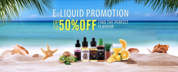 Распродажа E-liquid от магазина GearBest