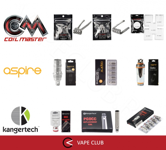 VapeClub.ru – Поступление комплектующих – Бесплатная доставка по России