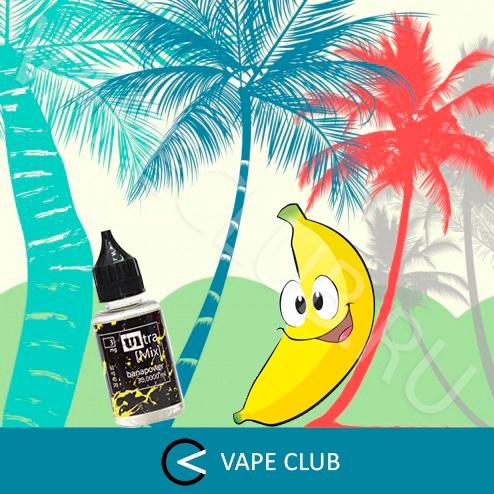 VapeClub.ru - Banapower от Ultra Mix – свежий, молодой, только недавно созревший банан!