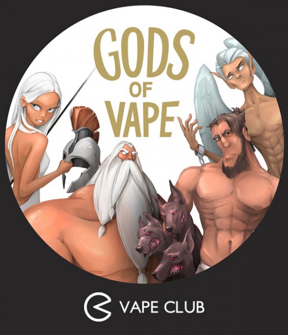 VapeClub.ru поступление жидкости Gods of Vape от Cloud Parrot