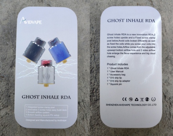 Хорошая дрипка Avidvape Ghost Inhale RDA