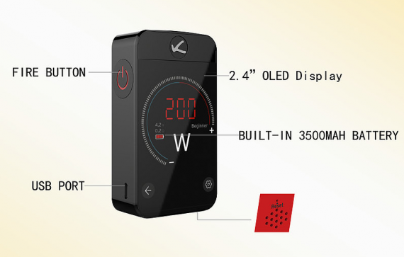 Kanger Pollex Box Mod - экраны становятся все больше и сенсорнее...