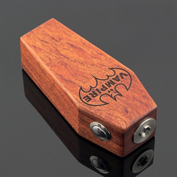 Advken Vampire Wood box mod - деревянный макинтош...