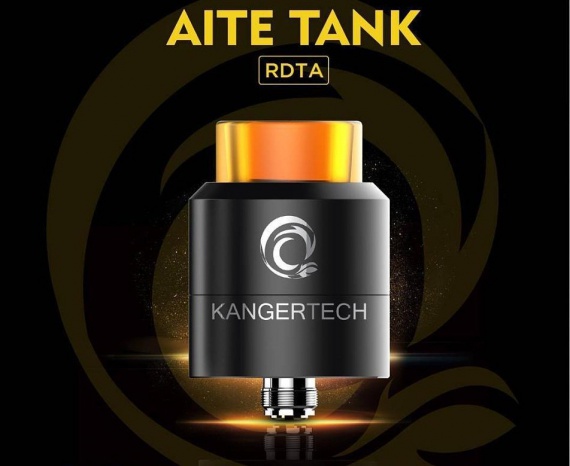 Kangertech AITE Tank (RDTA) - откидная крышка и габариты дрипки...