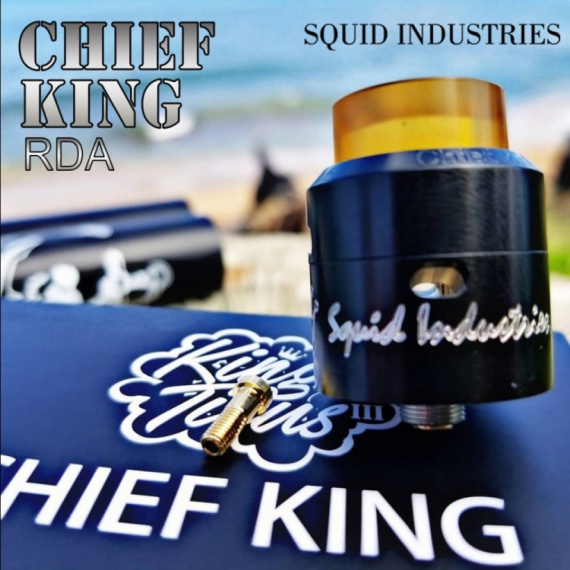 Squid Industries Chief King RDA - обдув крест накрест...