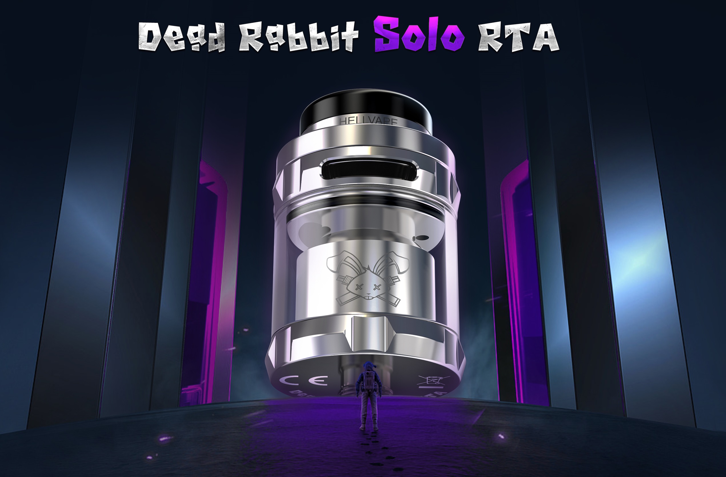 Hellvape Dead Rabbit Solo RTA - непроливаемый, продуваемый, односпиральный...