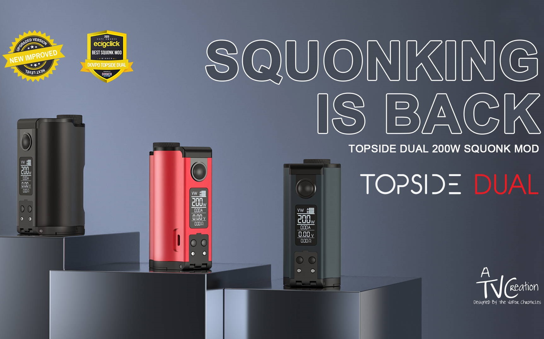 DOVPO New Topside Dual squonk mod