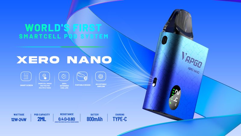 Vapgo Xero Nano POD kit - "стартовая" pod-система...