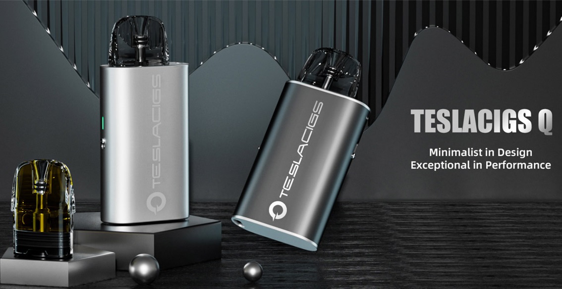 Teslacigs Q POD kit - самый строгий из трио...