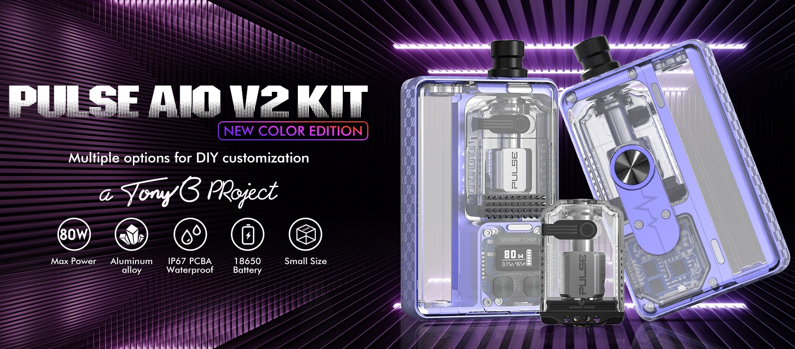 Vandy Vape Pulse AIO V2 kit (new color edition) - внешнее "обновление"...