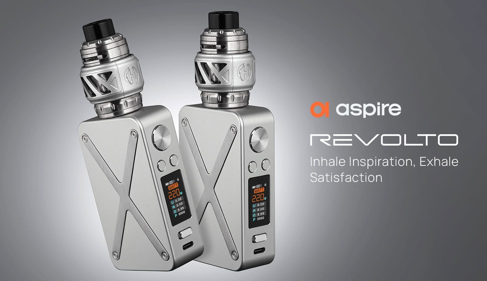 Aspire Revolto kit - угловатый "бунтарь"...