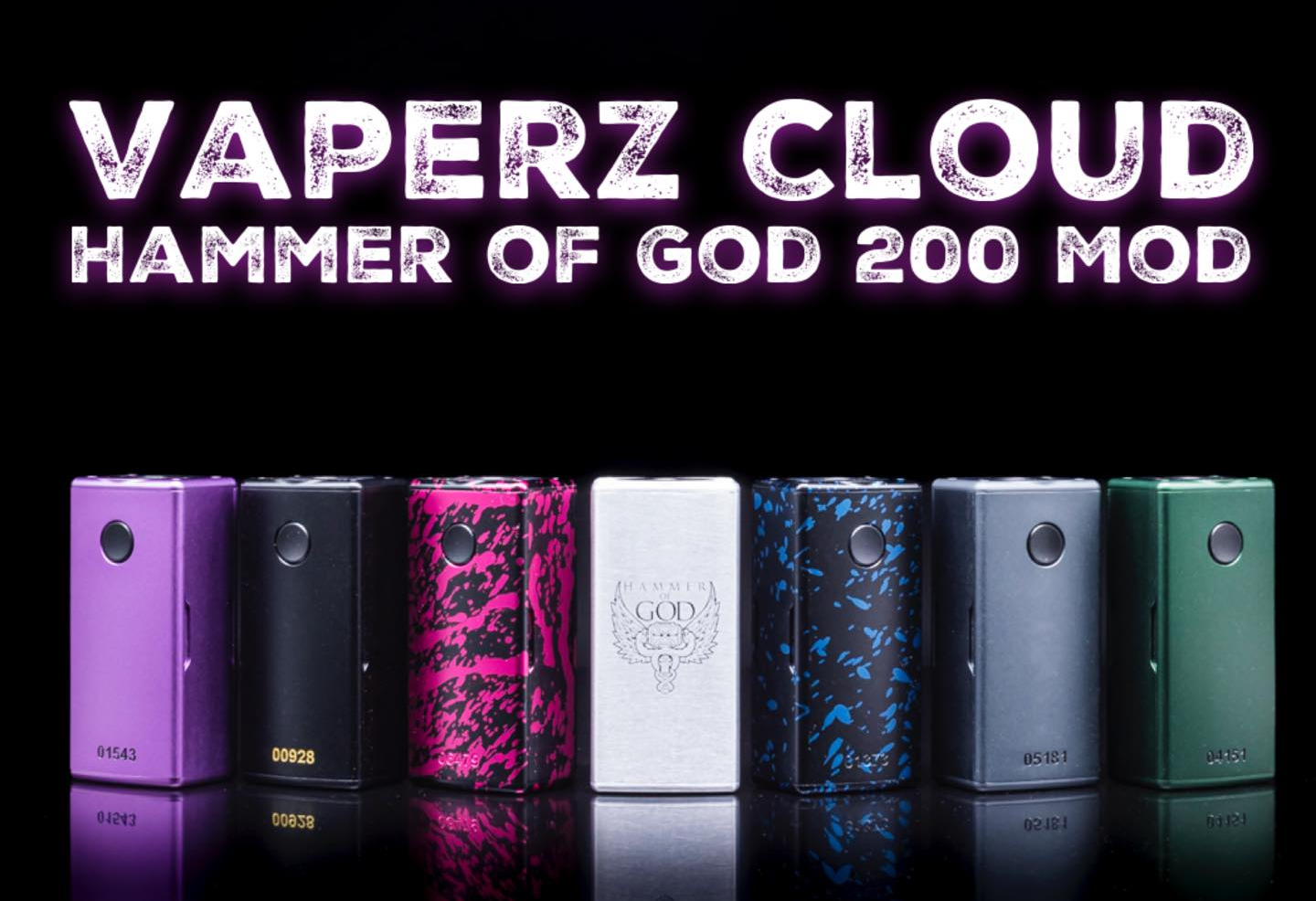 Hammer Of God Box Mod VAPERZ CLOUD Hammer Of God 200