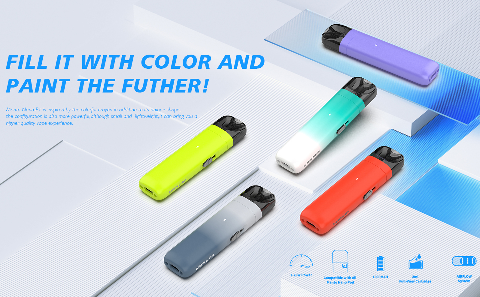 Rincoe Manto Nano P1 POD kit - первопроходец новой линейки...
