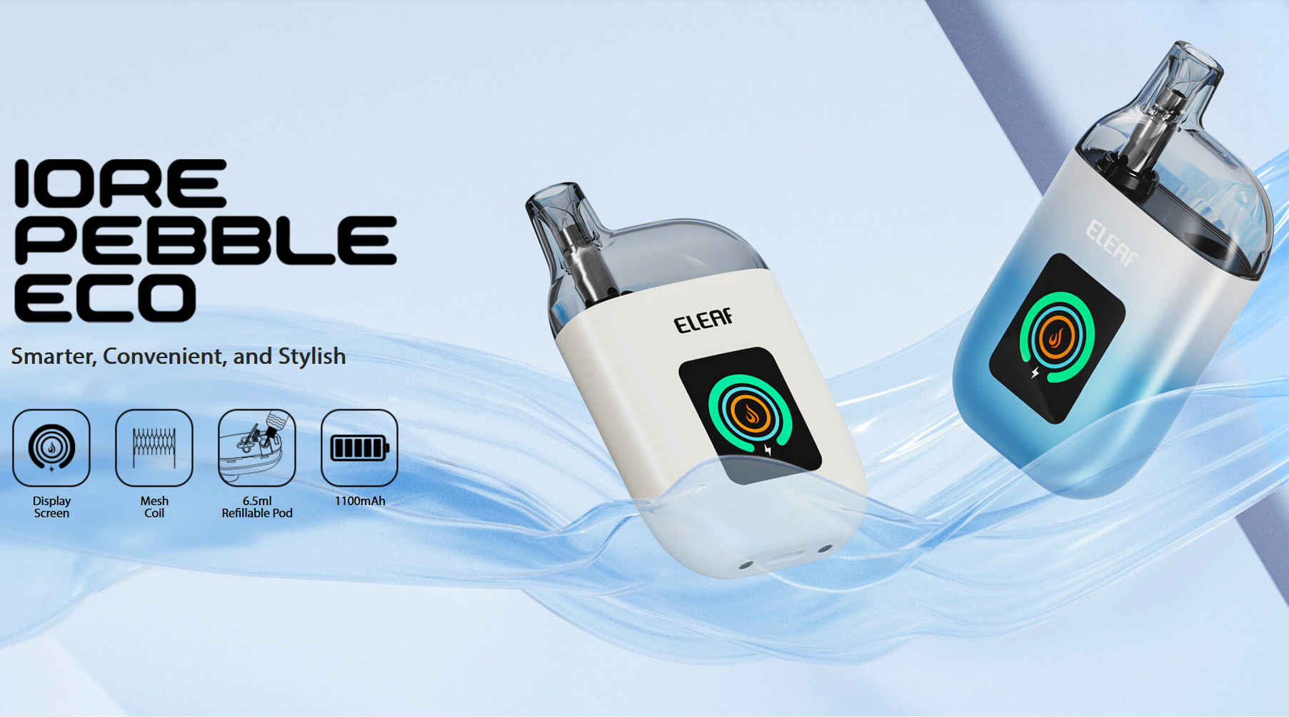 Eleaf IORE Pebble ECO POD kit - карманная галька...