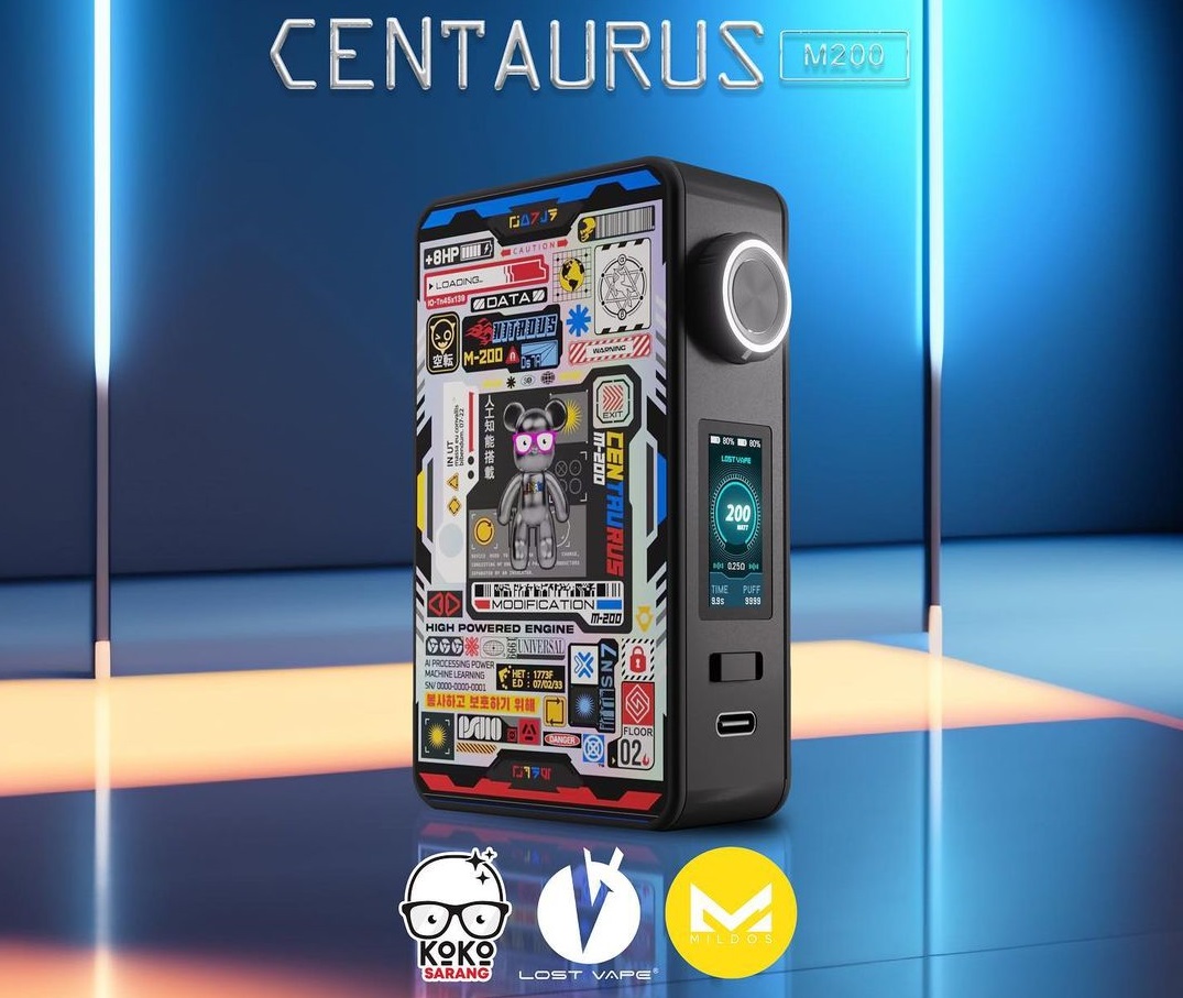 Centaurus m200w box mod. Lost Vape Centaurus m200. "Lost Vape Centaurus p200 Box Mod".