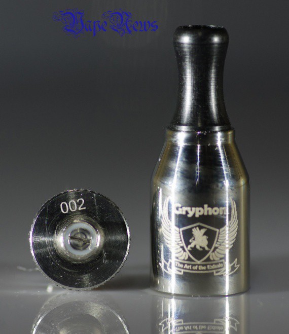 Обслуживаемый атомайзер Gryphon - смесь титана и качественного пара.