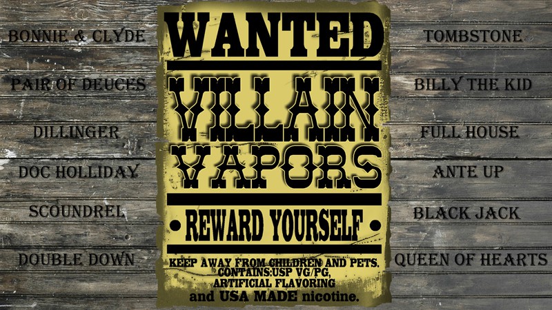 Villain Vapors - парим со вкусом, парим везде и парим всегда.